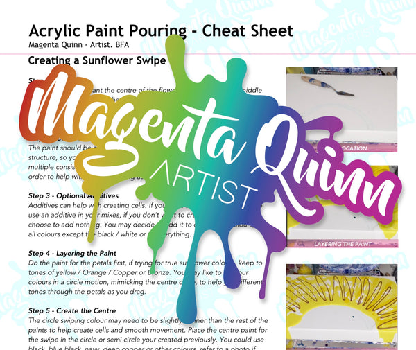 Digital Download - Getting Started in Acrylic Paint Pouring Ebook (Expanded)